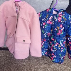 Bundle of 2 size 4t girl coats